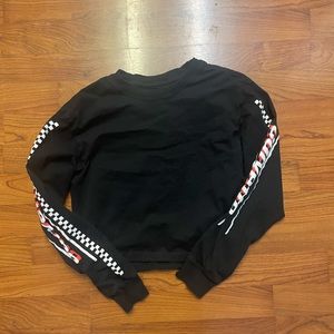 Corvette crop long sleeve top